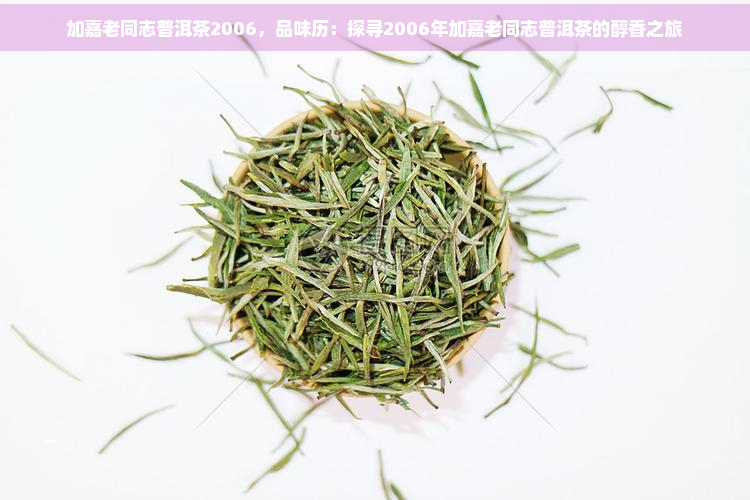 加嘉老同志普洱茶2006，品味历：探寻2006年加嘉老同志普洱茶的醇香之旅