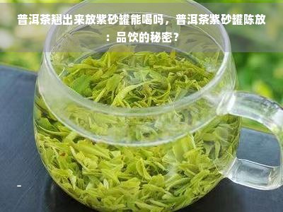 普洱茶翘出来放紫砂罐能喝吗，普洱茶紫砂罐陈放：品饮的秘密？