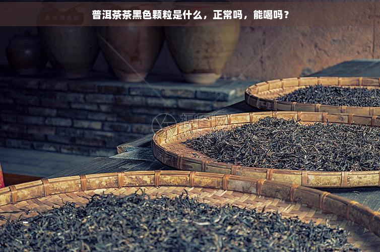 普洱茶茶黑色颗粒是什么，正常吗，能喝吗？