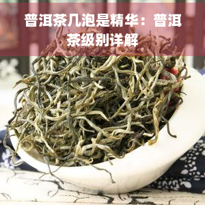 普洱茶几泡是精华：普洱茶级别详解