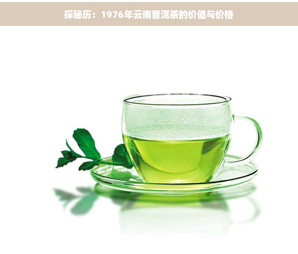 探秘历：1976年云南普洱茶的价值与价格