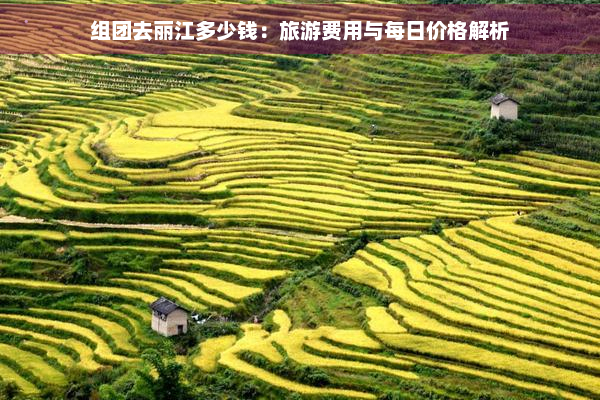 组团去丽江多少钱：旅游费用与每日价格解析