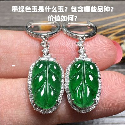 墨绿色玉是什么玉？包含哪些品种？价值如何？