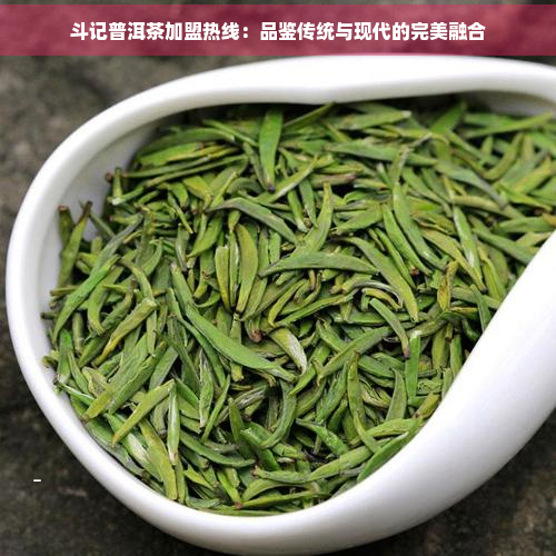 斗记普洱茶加盟热线：品鉴传统与现代的完美融合