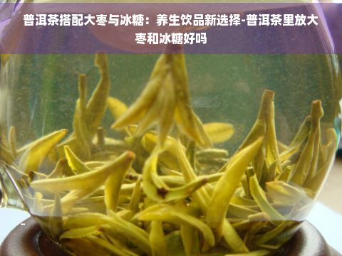 普洱茶搭配大枣与冰糖：养生饮品新选择-普洱茶里放大枣和冰糖好吗