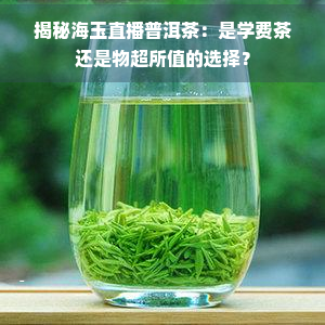 揭秘海玉直播普洱茶：是学费茶还是物超所值的选择？