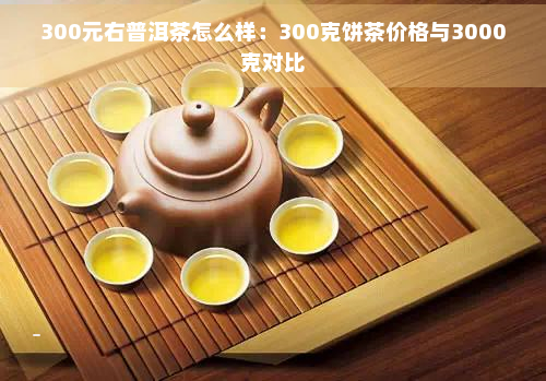 300元右普洱茶怎么样：300克饼茶价格与3000克对比